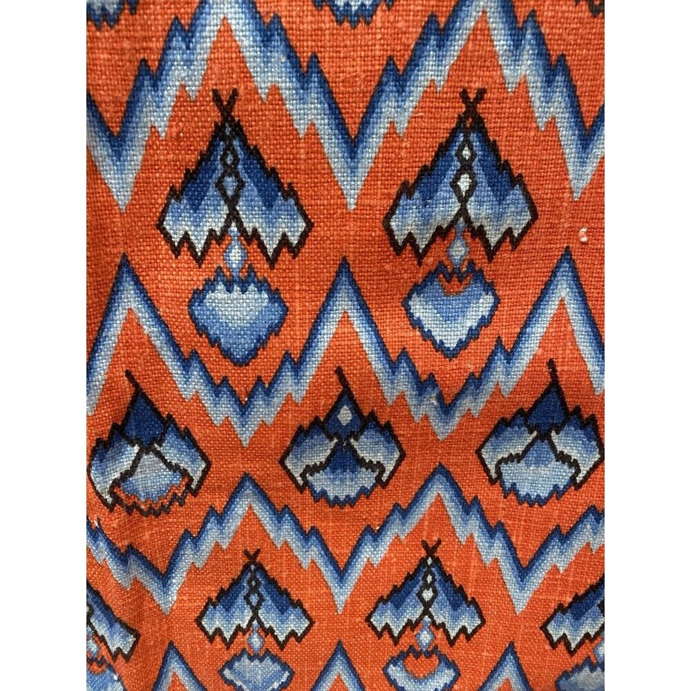 Brunschwig & Fils 1975 Handprint The Winterthur Collection 43” W  X  55” L